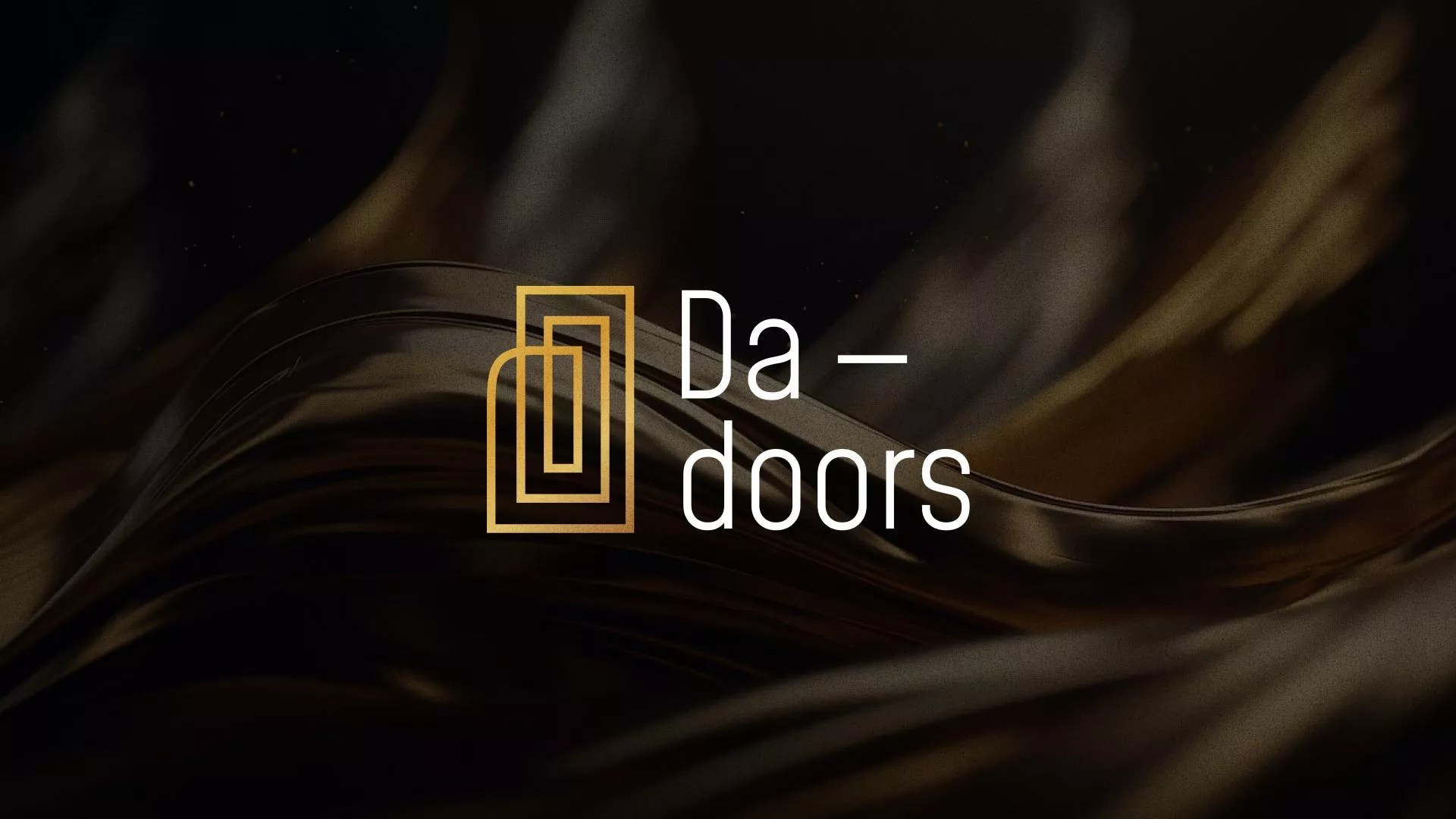 Разработка логотипа для компании «DA-DOORS» в Комсомольске